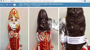 Mikołaj z czekolady okazał się być zającem wielkanocnym. Pomysłowa kampania organizacji "Alzheimer Nederland"