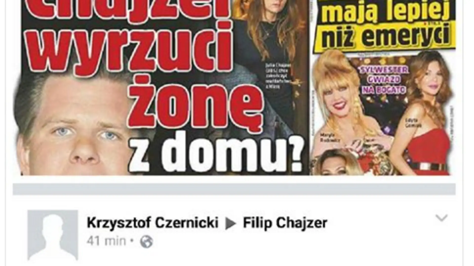 Filip Chajzer idzie na wojnę z "Superakiem". Po ich artykule dostaje naprawdę skandaliczne komentarze