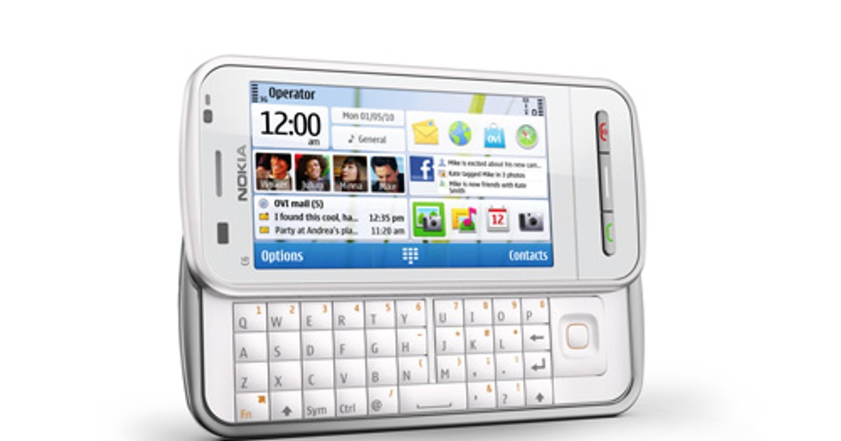 Nokia C6 telefon z dwiema klawiaturami