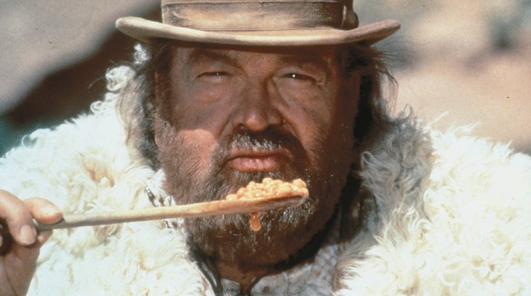 Bud Spencer és híres babja /Fotó: Northfoto