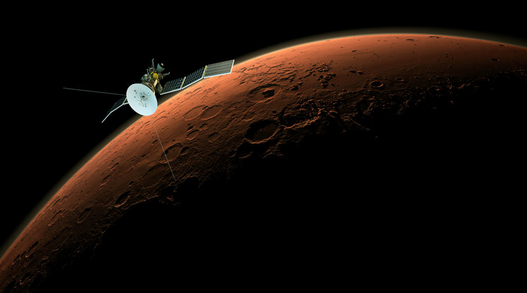 A Mars felé tartó útján rögzítette az apró morajt az űrszonda Illusztrávió: Northfoto