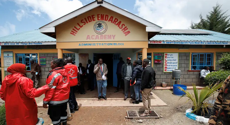 Incendie au Kenya