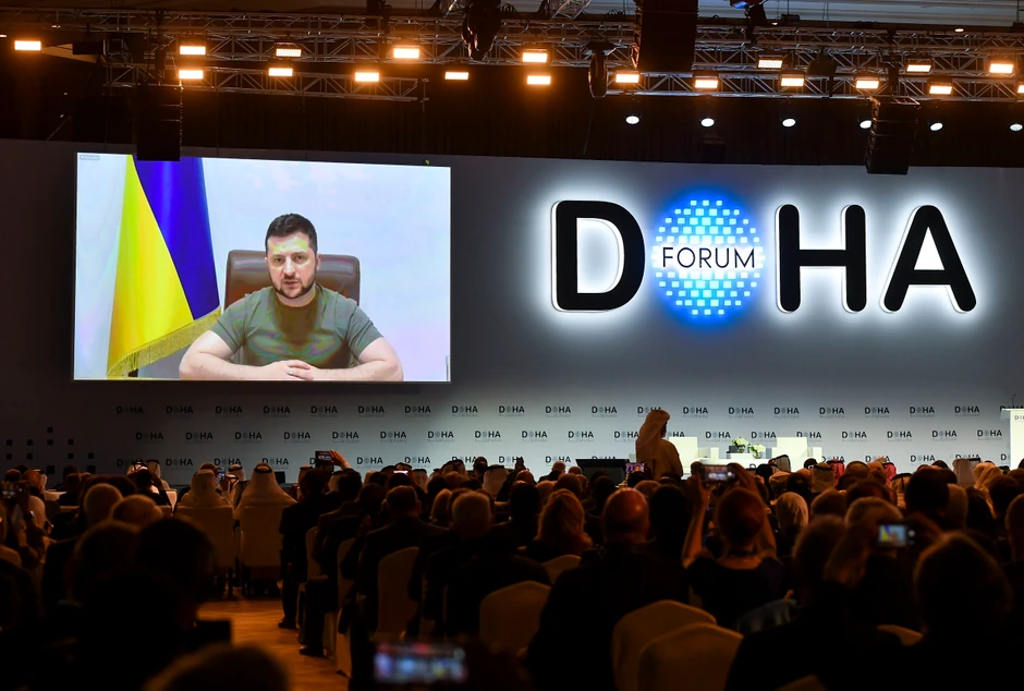 Volodimir Zelenski, Doha forum