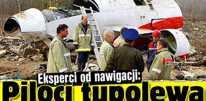 Eksperci od nawigacji: Piloci tupolewa zmyleni celowo