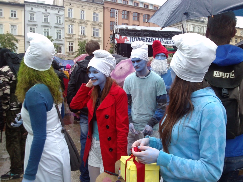 Juwenalia po krakowsku, studenci wygrali z deszczem