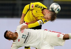 Piszczek już w 18. minucie ukarany żółtą kartką. Porażka Borussii z Mainz