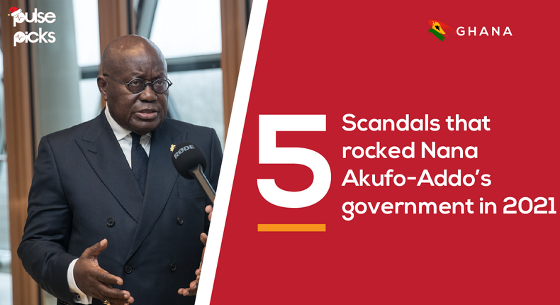  Number of scandals that rocked Nana Addo's government in 2021