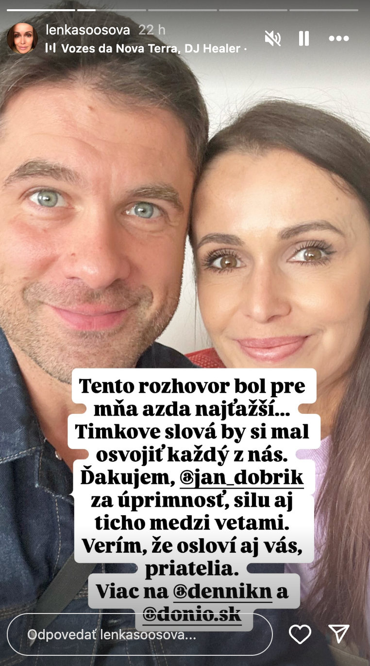 Ján Dobrík a Lenka Šóošová.