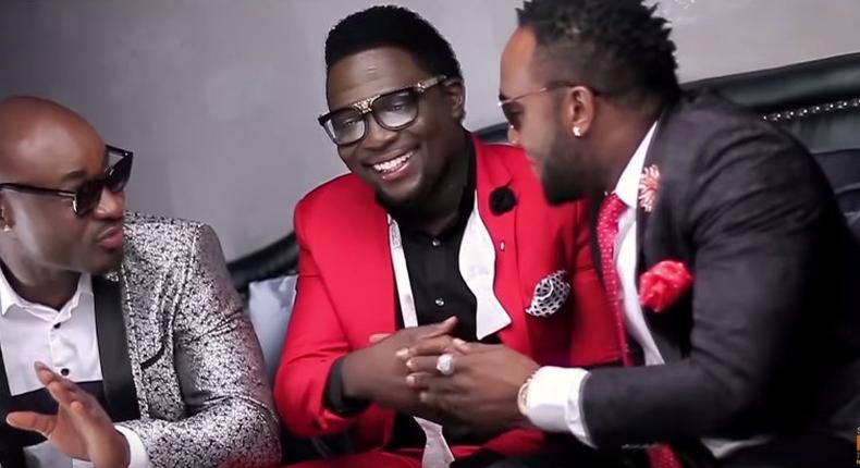 Akoo Nana, Kcee and Harrysong in Bambala music video