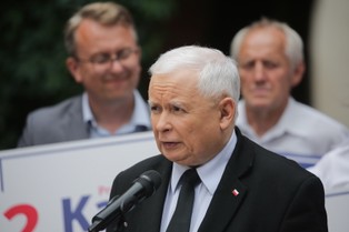 Jarosław Kaczyński o poparciu dla projektu "Tarcza Wschód": My nie jesteśmy opozycją totalną