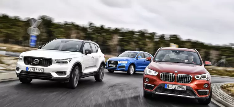 Drzwi do klasy premium otwarte? Porównanie: Volvo XC40 vs. Audi Q3, BMW X1