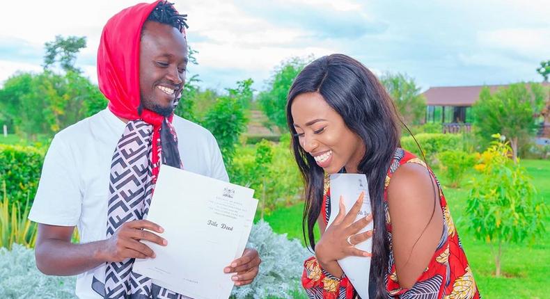 Bahati gifts wife Diana Marua 2 acres of land for her birthday