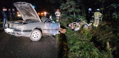 Straszny wypadek na Mazowszu. Audi rozpadło się na pół. 5 osób rannych, w tym dzieci. Sprawca miał uciec, ale jest nagły zwrot