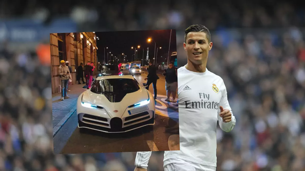 Cristiano Ronaldo w Bugatti wartym ponad 37 mln zł