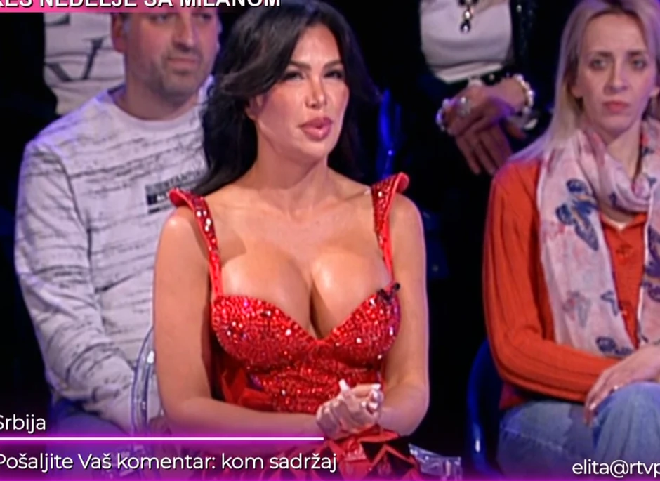 Stanija kao milion dolara u vatreno crvenoj haljini sa kristalima: Stigla u Šimanovce, sprema se neviđeni haos