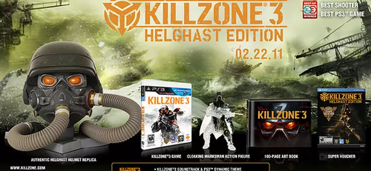 Killzone 3 - Helghast Edition odpakowane. Z pompą