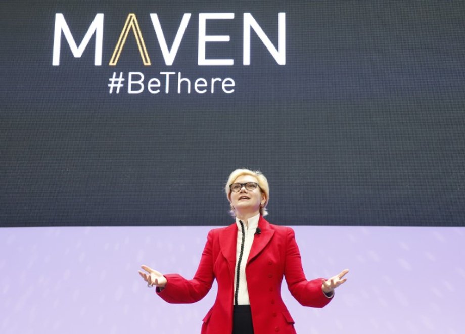 GM's Steyn speaks about the new Maven services unit during the North American International Auto Show in Detroit.