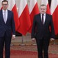 Mateusz Morawiecki i Piotr Gliński podczas powołania Rady Narodowego Instytutu Wolności, luty 2018