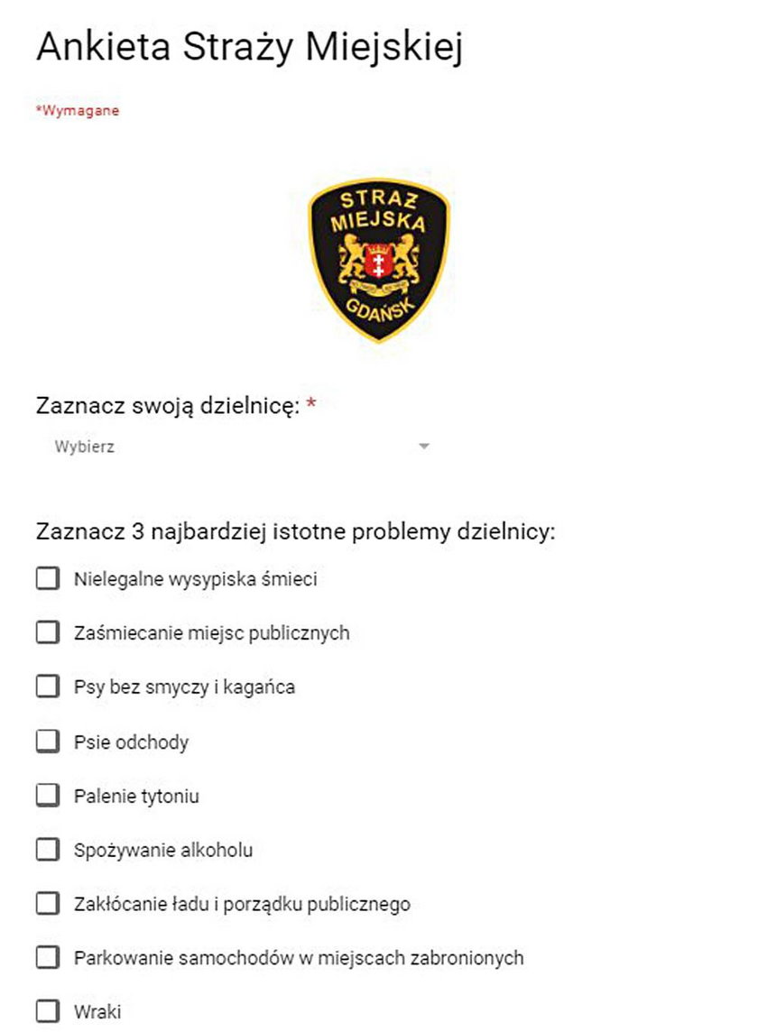 Nowy kontrowersyjny pomysł straży miejskiej w Gdańsku
