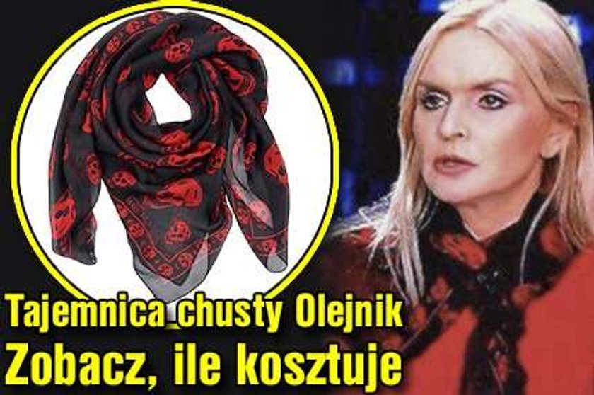 Tajemnica chusty Olejnik. Zobacz, ile kosztuje