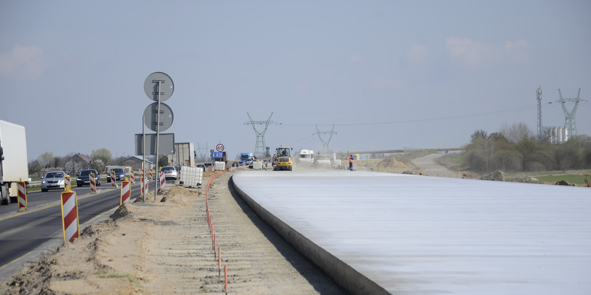 Przy wyborze nawierzchni autostrady A1 drogowcy zdecydowali się na zastosowanie betonu