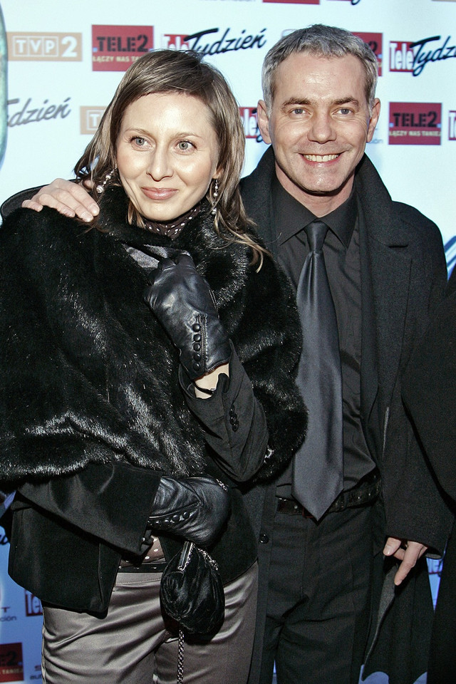 Robert Janowski z żoną (fot. Akpa)
