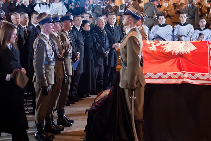 W mszy uczestniczyli członkowie rodziny i bliscy prezydenta, przedstawiciele władz państwowych. Fot. Michał Kołyga