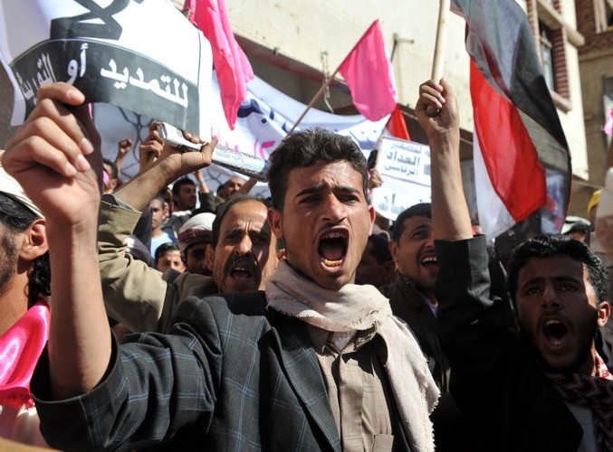 Protest w Jemenie