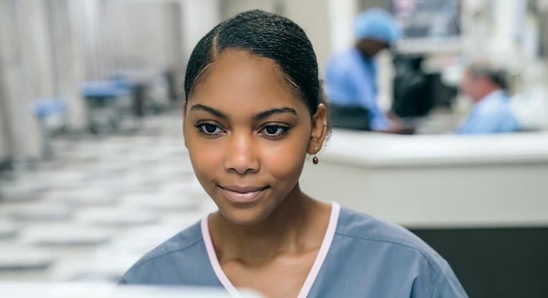 nurse hospital computer