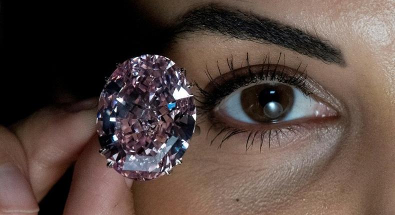 The 59.60-carat Pink Star diamond is the largest in its class ever graded by the Gemological Institute of America