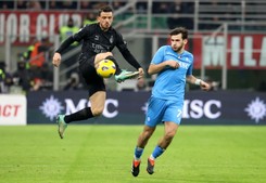 Zieliński wrócił do podstawowej '11'. Porażka Napoli w Mediolanie [WIDEO]