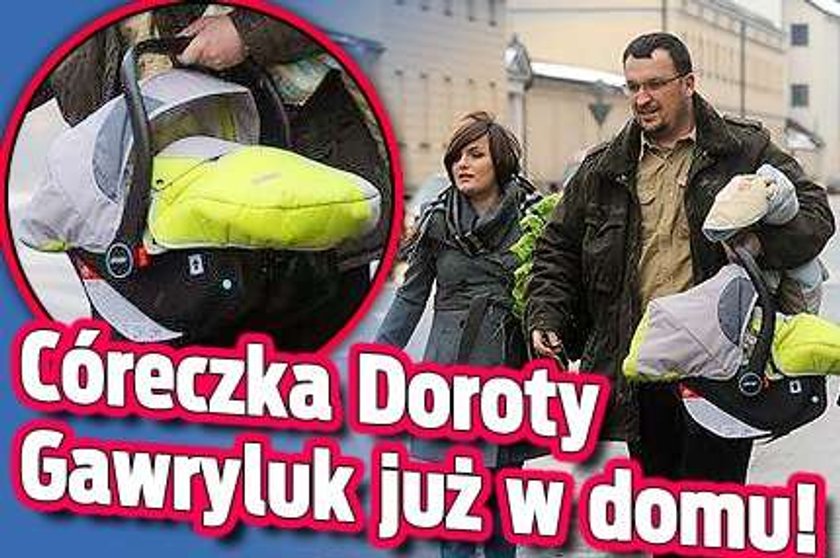 Córeczka Gawryluk już jest w domu