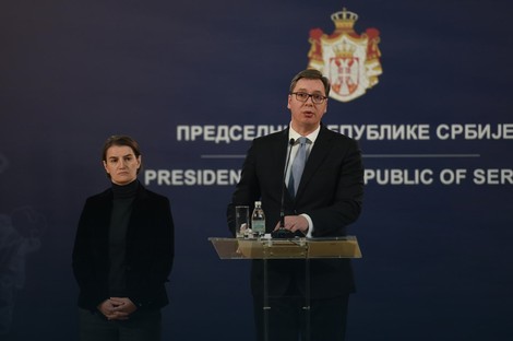 Brnabić i Vučić na današnoj pres konferenciji