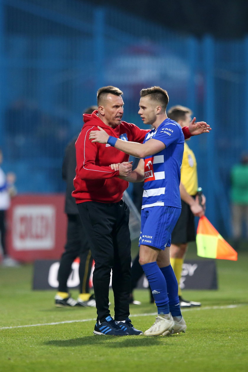 Pilka nozna. Ekstraklasa. Wisla Plock - Slask Wroclaw. 08.04.2019