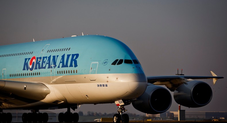 A Korean Air Airbus A380.Matej Divizna/Getty Images