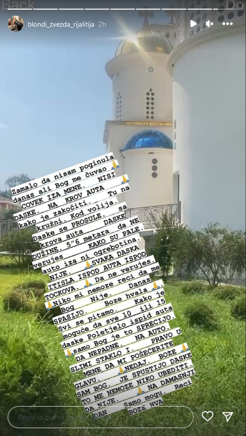 Blondi doživela saobraćajku