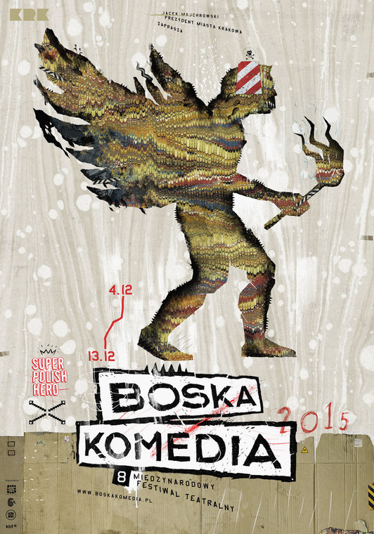 8. Międzynarodowy Festiwal Teatralny Boska Komedia - plakat