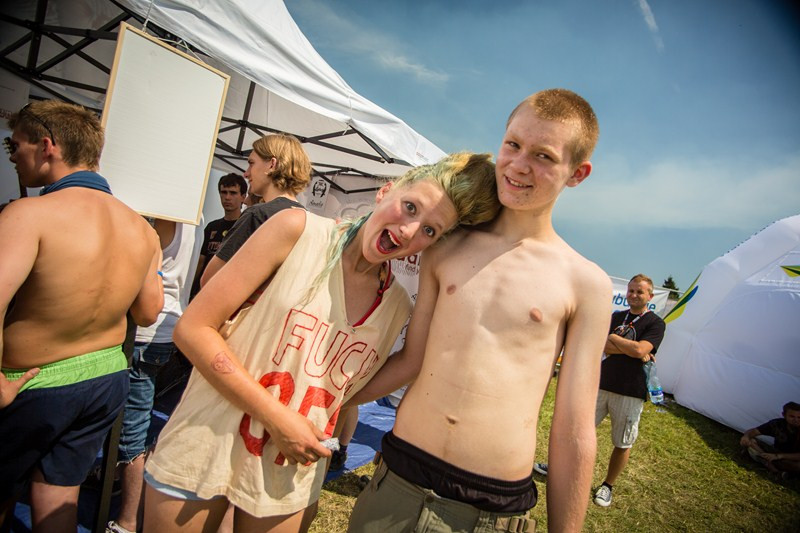 Przystanek Woodstock 2012 - publiczność (fot. Artur Rawicz/wosp.org.pl)