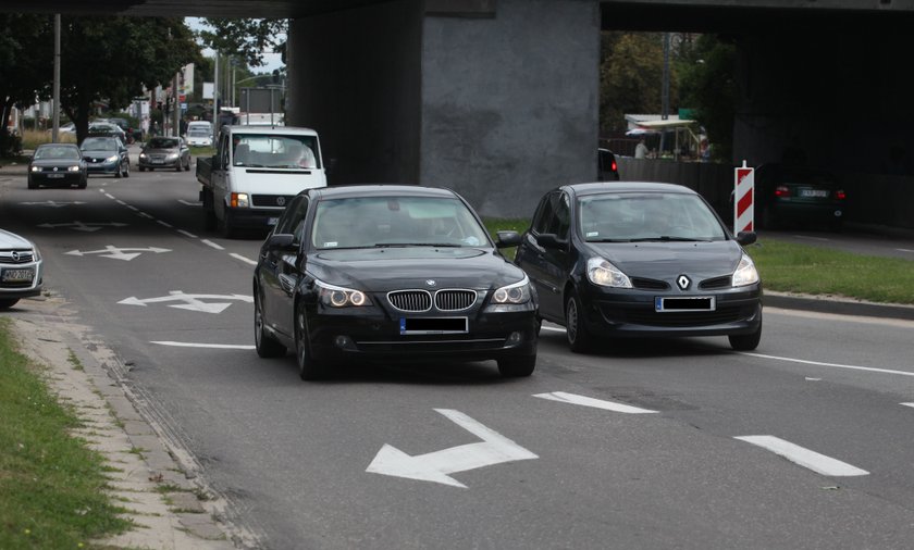 Samochody na ul. Kołobrzeskiej