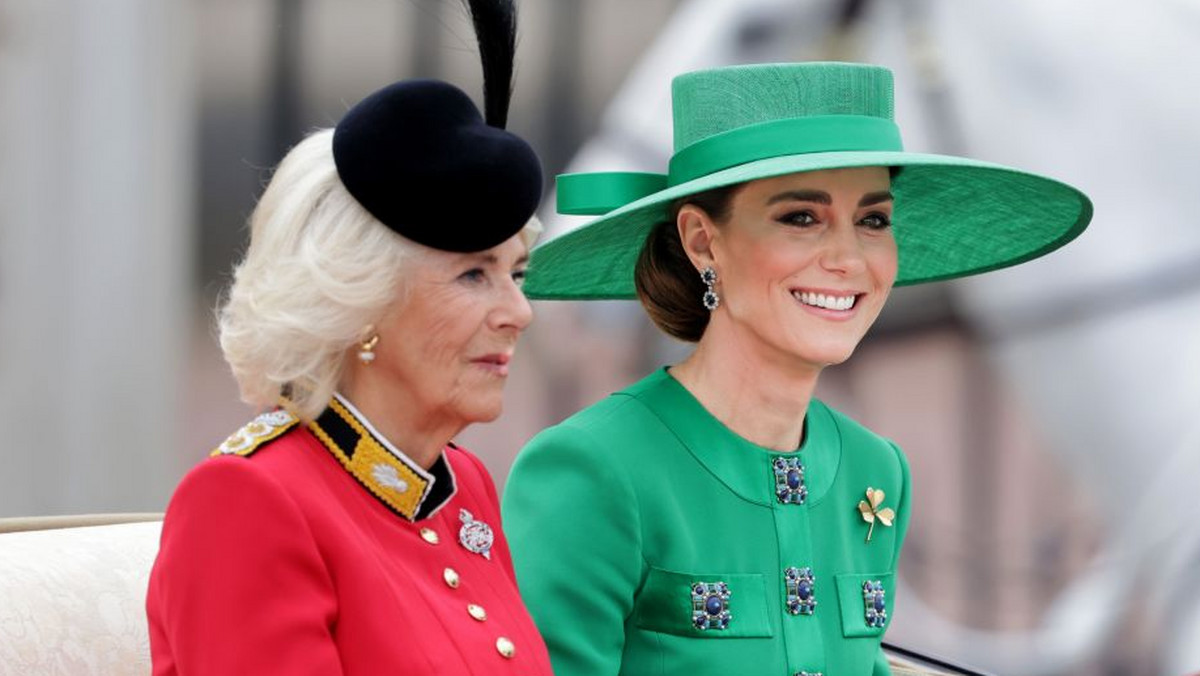 Trooping the Colour: królowa Kamila i księżna Kate