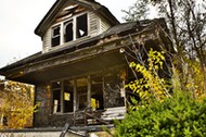 Horrible vacant dwelling on Detroit's Eastside, Detroit, Michiga