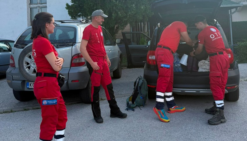 OTIS pomaže u gašenju požara kod Kraljeva