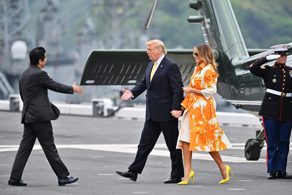 Melania Trump w zachwycającej i bardzo drogiej kreacji. Cena płaszcza zwali was z nóg 