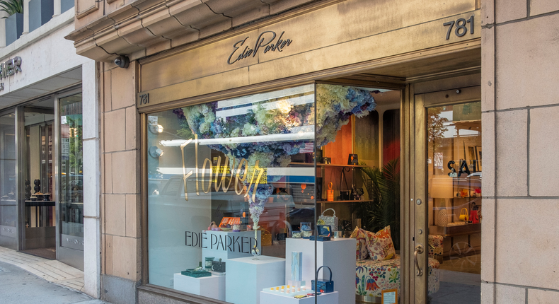 Edie Parker, a brand known for its handbags and whimsical home décor, has launched a line of upscale cannabis accessories called Flower, sold in its New York City boutique on ritzy Madison Avenue.