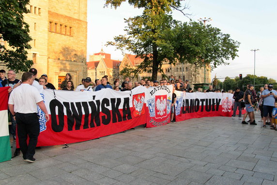 Kibice Lecha Poznań także upamiętnili Poznański Czerwiec'56 fot. Codzienny Poznań / S. Toroszewska