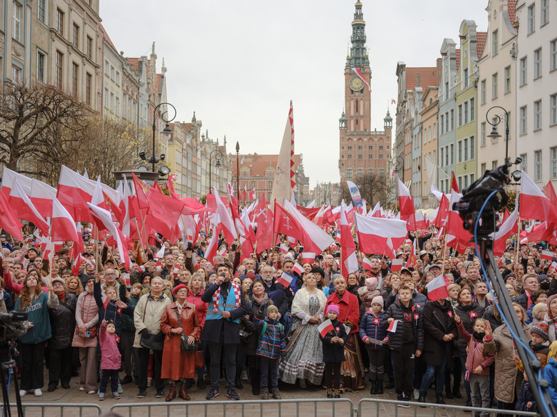 11.11.2022 Gdańsk. Obchody Święta Niepodległości.