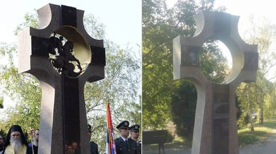 Spomenik na Kalemegdanu nekada i sada