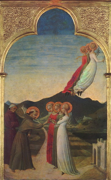 Sassetta, Mistyczne zaślubiny św. Franciszka / wikimedia commons