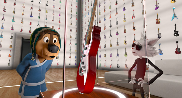 Ten pies gra na gitarze tak, że rozbuja cały świat. Zobacz ZWIASTUN animacji "Rock Dog"