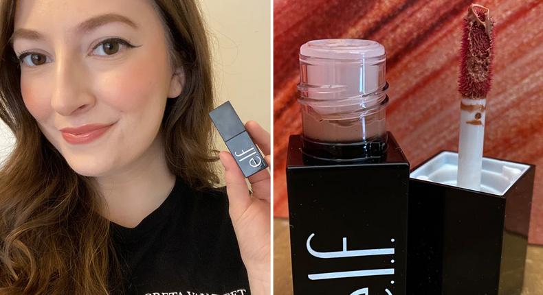 The e.l.f. Cosmetics Glossy Lip Stain is one of the buzziest beauty products on TikTok.Amanda Krause/Insider